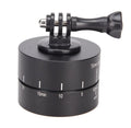 360-degree auto rotate camera tripod head base compatible with GoPro, DSLR and iPhone
