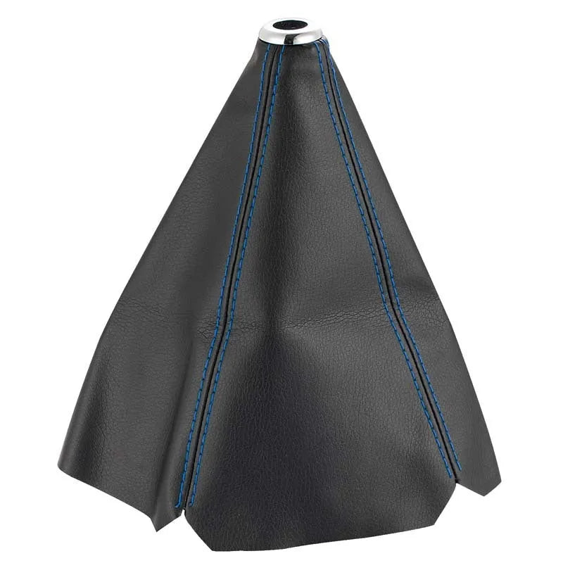 Black PU leather dirt-proof cover for General Motors automatic gear selector.