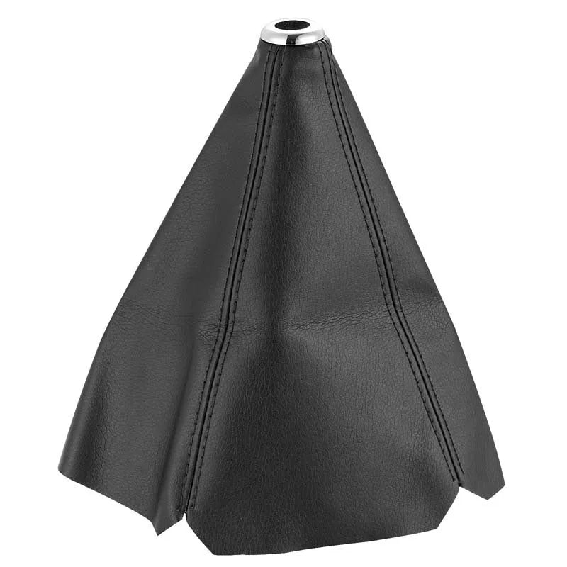 Black PU leather dirt-proof cover for General Motors automatic gear selector.
