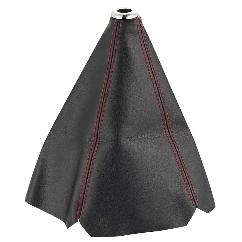Black PU leather dirt-proof cover for General Motors automatic gear selector.