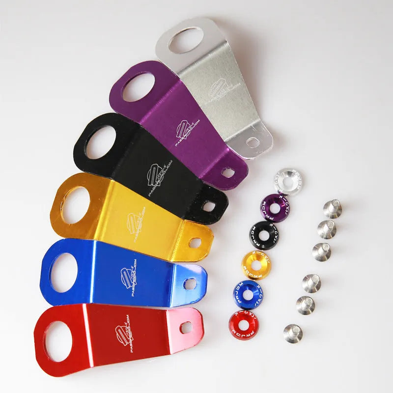 Aluminium alloy radiator mounting bracket for Honda Civic EG in multiple colour options.