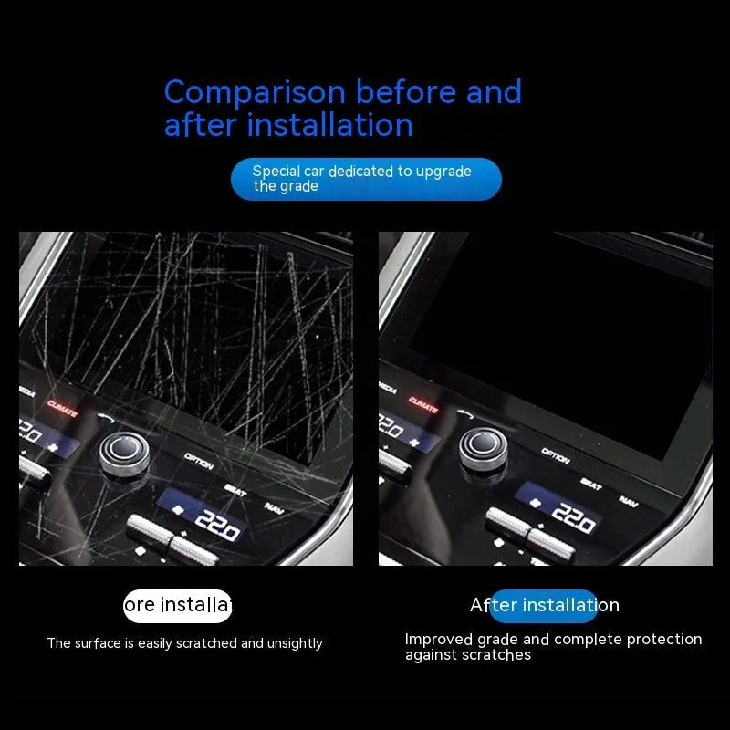 Transparent TPU protective film for BMW 3 Series centre console and gear lever