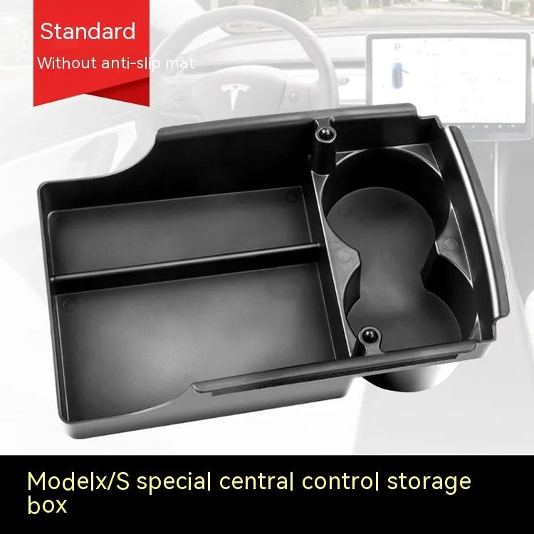 Tesla Model 3 X S centre console armrest storage box retrofit accessory