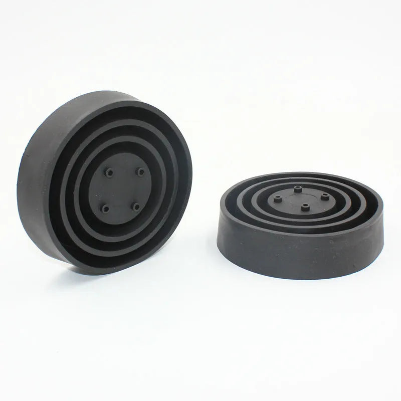 Silicone car headlight dust cover showing closed Type A and open Type B styles for waterproof protection.