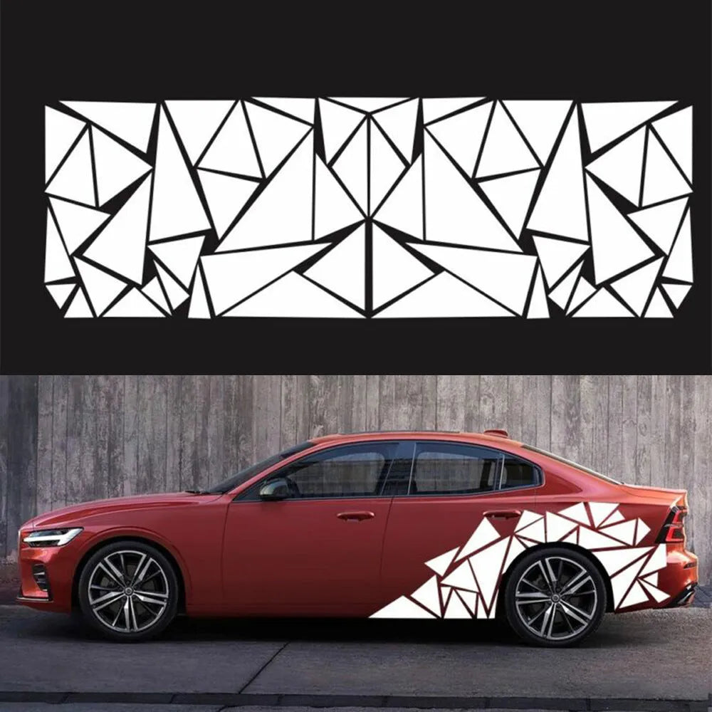 200cm long car decoration sticker applied to vehicle side panel and wheel arch