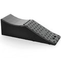 Black car pad cushion showing dimensions 55cm wide by 44cm deep