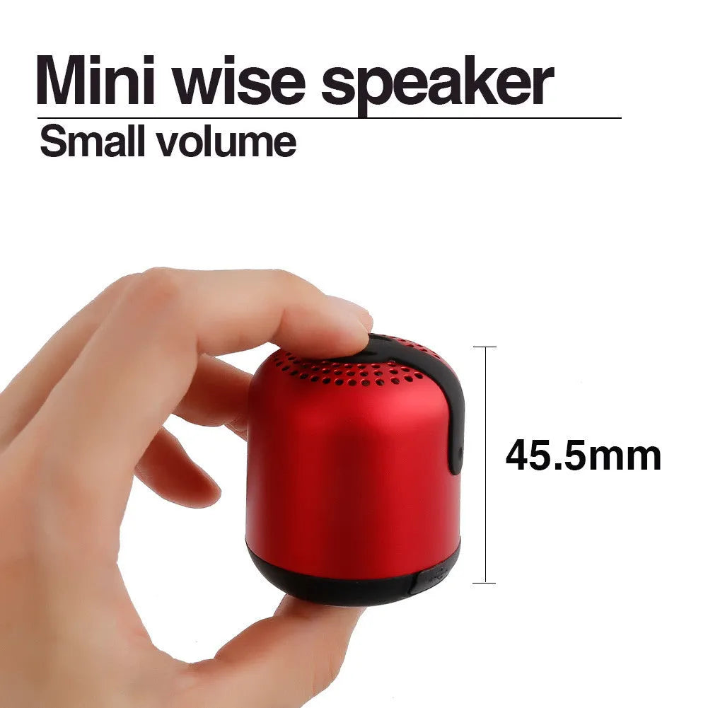 Hieha XQ11 mini cylinder-shaped waterproof Bluetooth speaker in choice of colours.