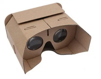 Virtual reality VR glasses made from paper cardboard compatible with 4-6 inch smartphones