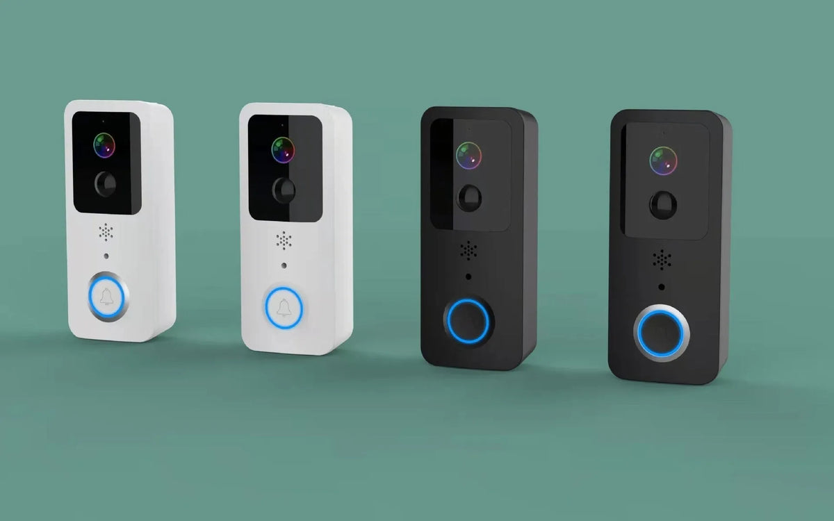 Smart waterproof visual doorbell with 18650 battery for wireless HD intercom security