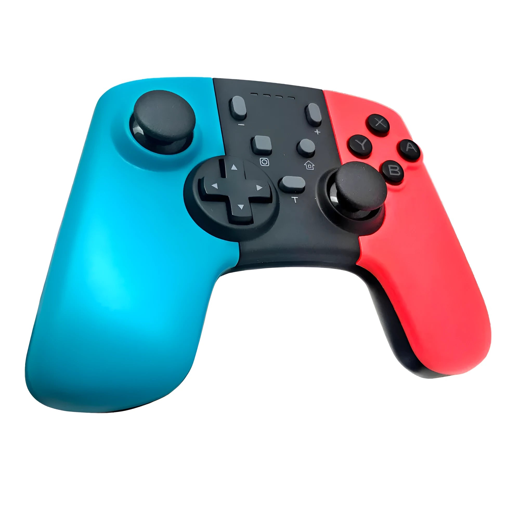 SWH wireless Nintendo Switch game controller with analogue sticks, action buttons and LED indicators