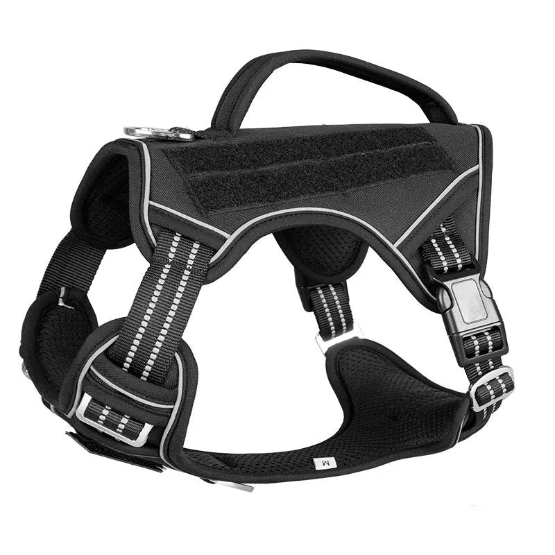 Tactical working dog chest strap harness in Oxford cloth with multiple colour options