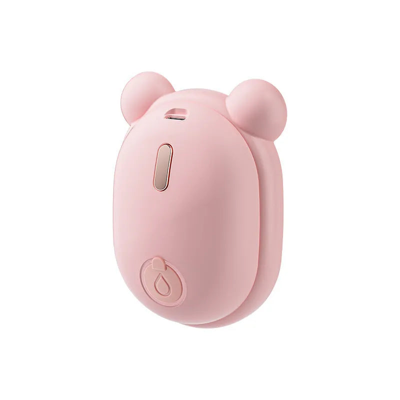 Pink pet grooming brush with spray function, massage teeth, and removable silicone comb head for dog and cat hair removal