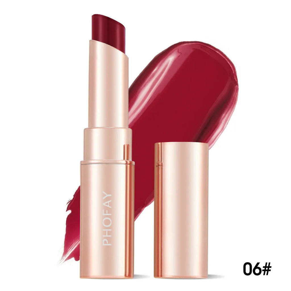 PHOFAY Moisturizing Lipstick 3.5g in shades 01-08 and set option for hydrating long-wear lip colour