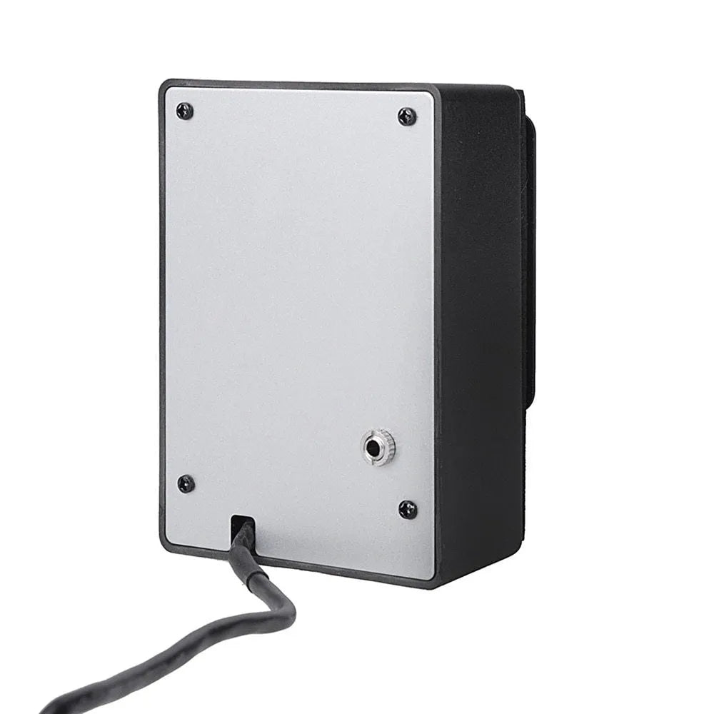 Cherub GT-6 black acoustic guitar soundhole pickup unit with control knobs for EQ and effects.