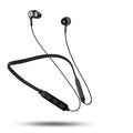 G03 sports Bluetooth earphones with neckband design in red, black, and white colour options