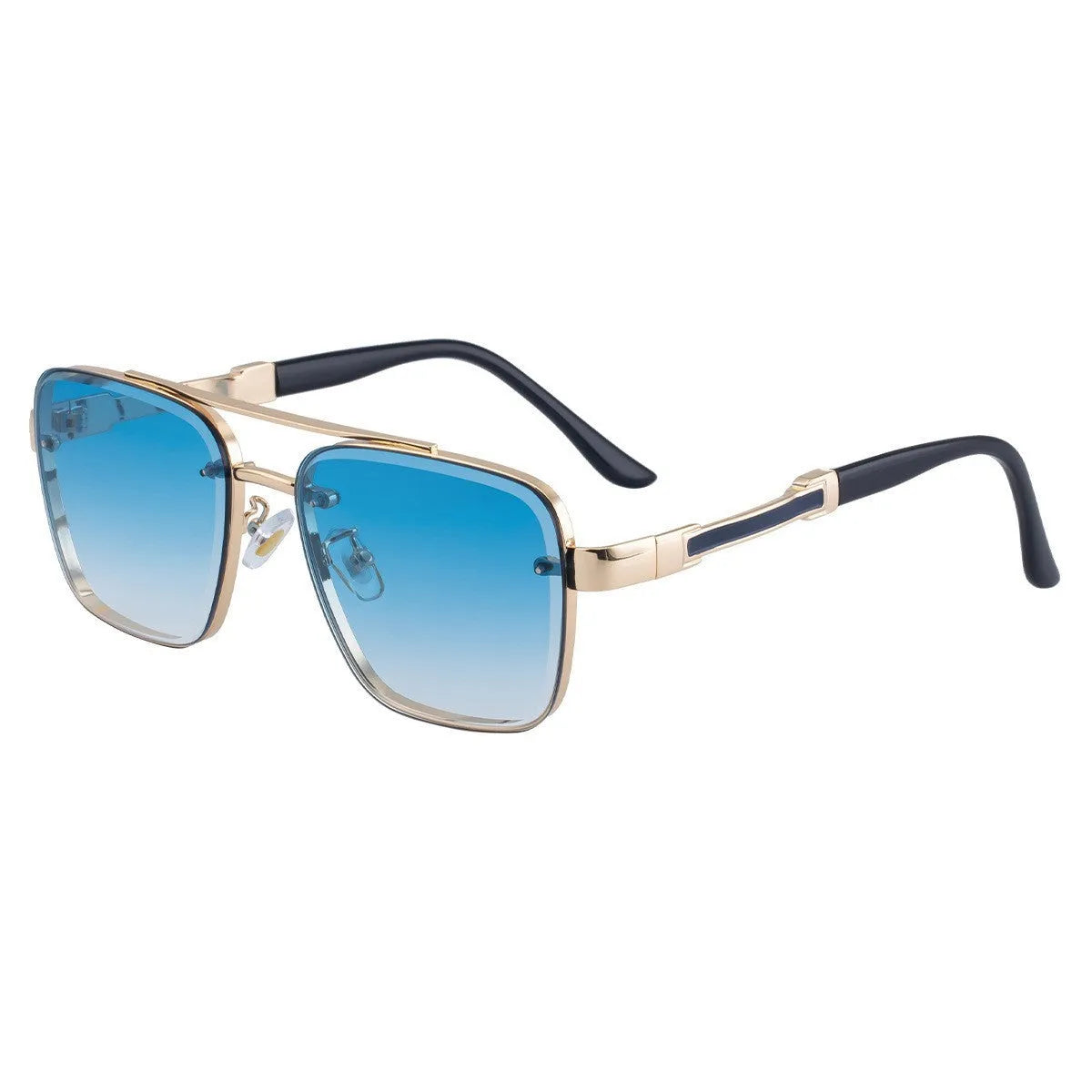 Men's vintage sunglasses with UV protection PC lenses in various colour options.