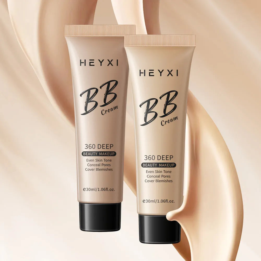 Waterproof sweat-proof BB cream in four shade options 01 02 03 04