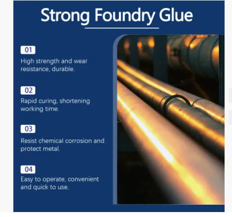 85ml metal casting glue kit with epoxy resin adhesive for stainless steel copper aluminium bonding