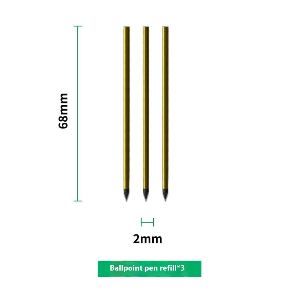 Pack of 64-page Zodiac Forest loose-leaf refill paper and assorted pen core refills for 6-hole binders.