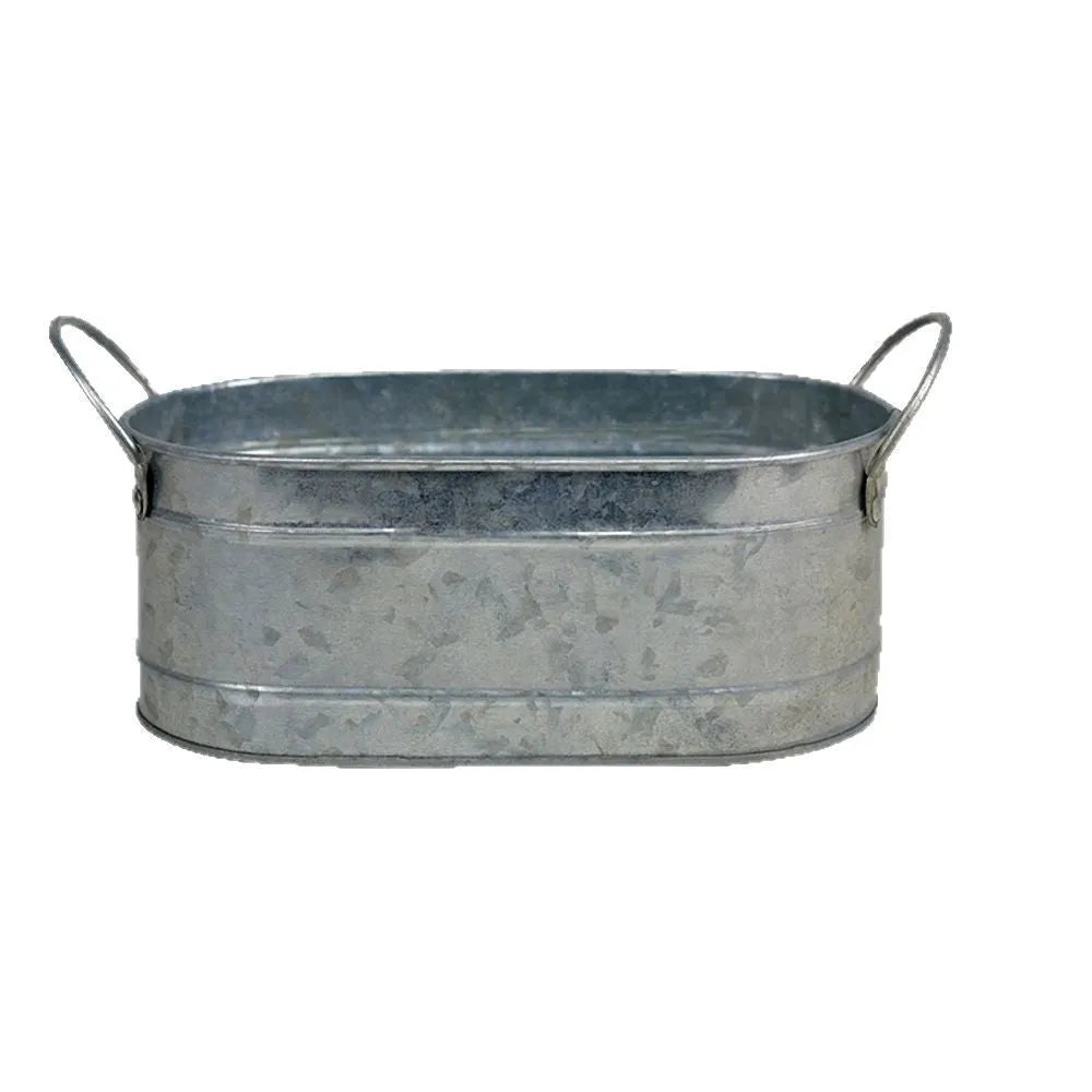 Iron sheet desktop succulent flowerpot with corrosion-resistant metal construction