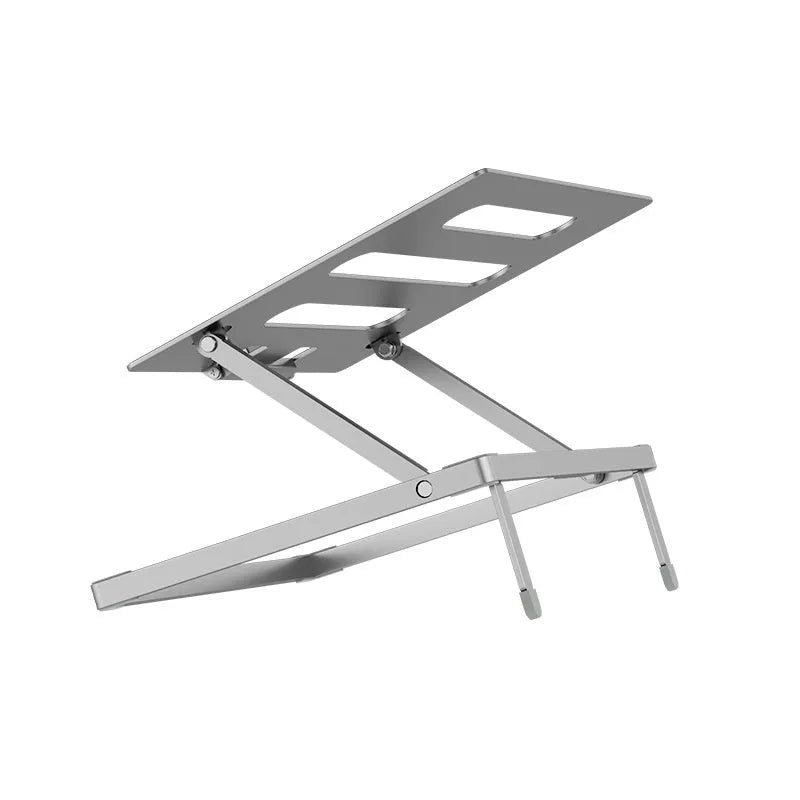 Aluminium alloy notebook cooling rack with folded riser in Ordinary Style colour option