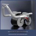 Automatic rebound abdominal exercise wheel with locking edge yoga mat set for core workouts