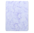 iPad tri-fold marbling leather case with pen slot in multiple colour options