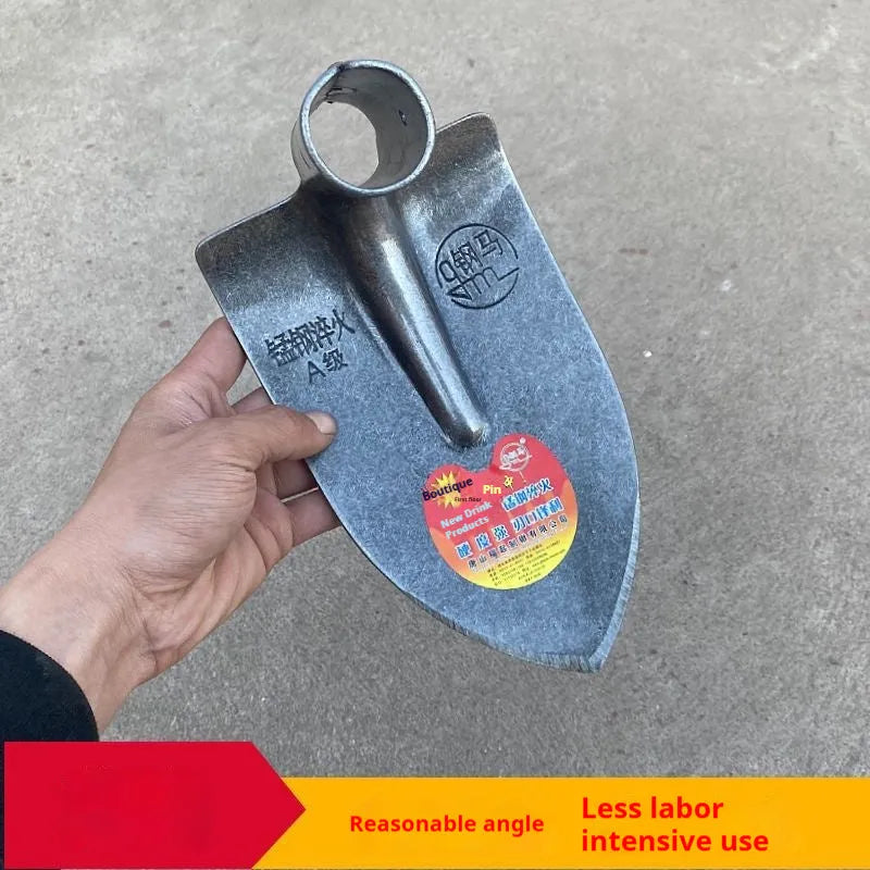 Agricultural pointed hoe with manganese steel blade for weeding and plough applications