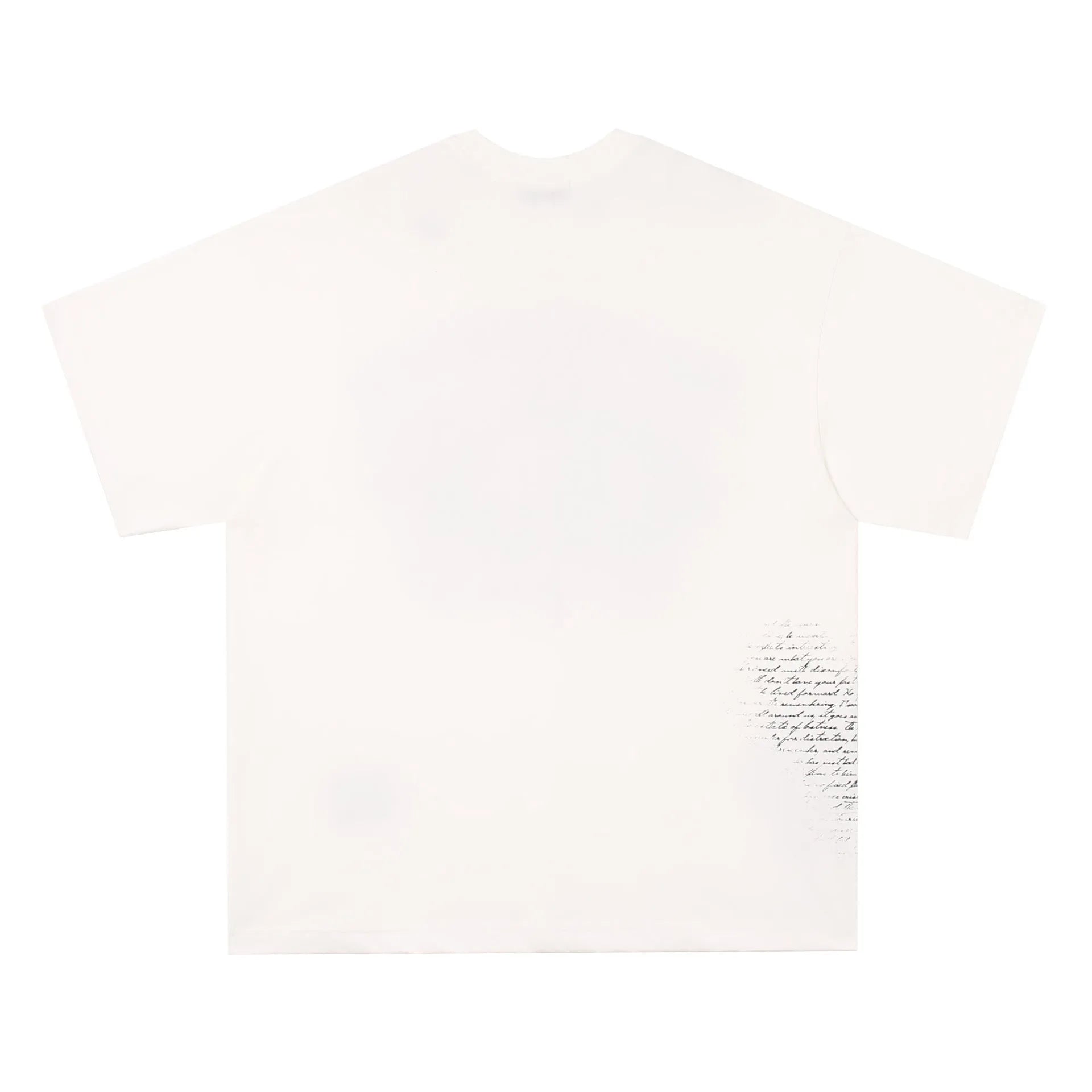 American retro hip hop gothic cotton t-shirt with letter pattern in black and white colour options