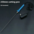 Blue plastic handle electric heating cutter for foam polystyrene board cutting with thermocutting blade
