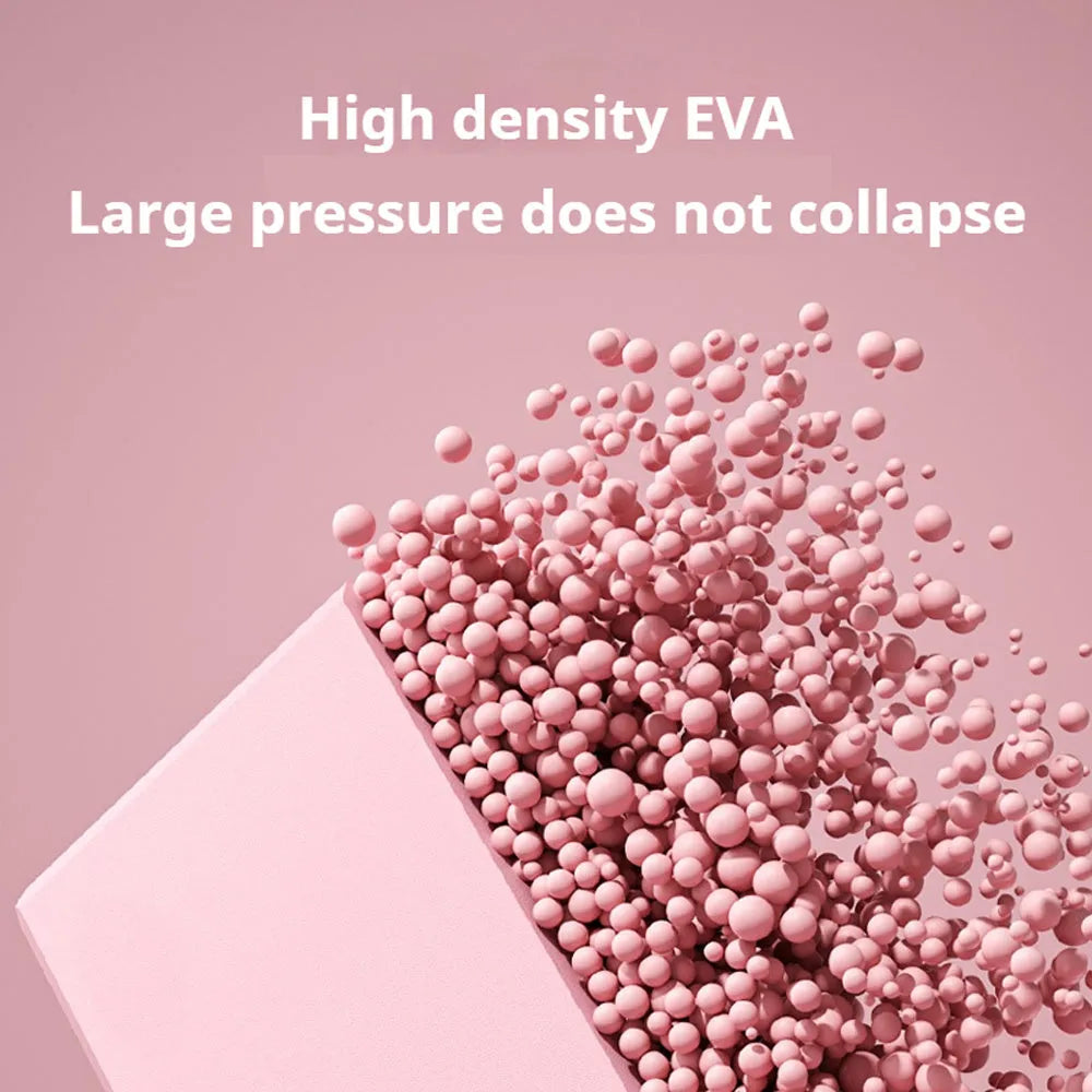 Solid colour EVA foam yoga blocks measuring 23x15x7.6cm for gym training and Pilates