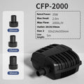 CFP series horizontal plastic pond filter pump for large water flow in garden pond filtration systems.