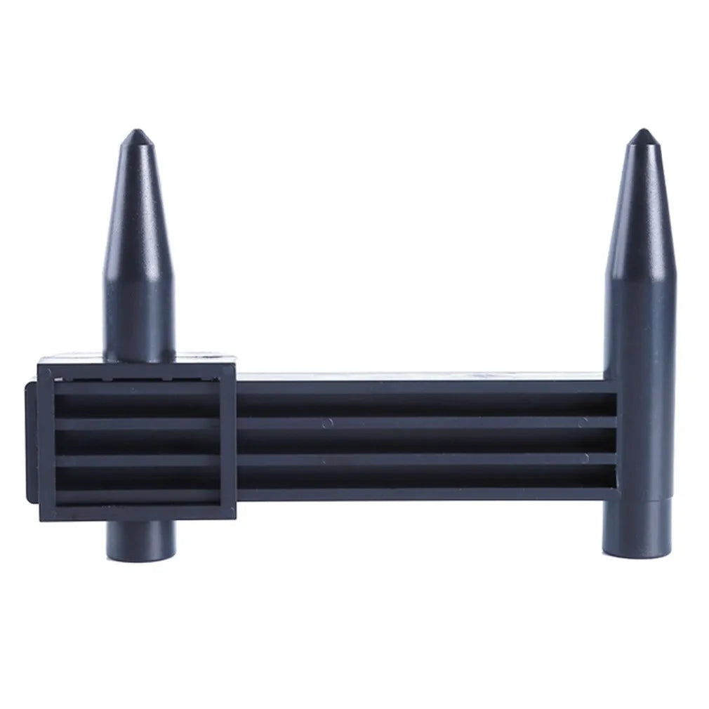 Digital hole distance measuring tool with electronic display for wheel hub bolt circle measurement