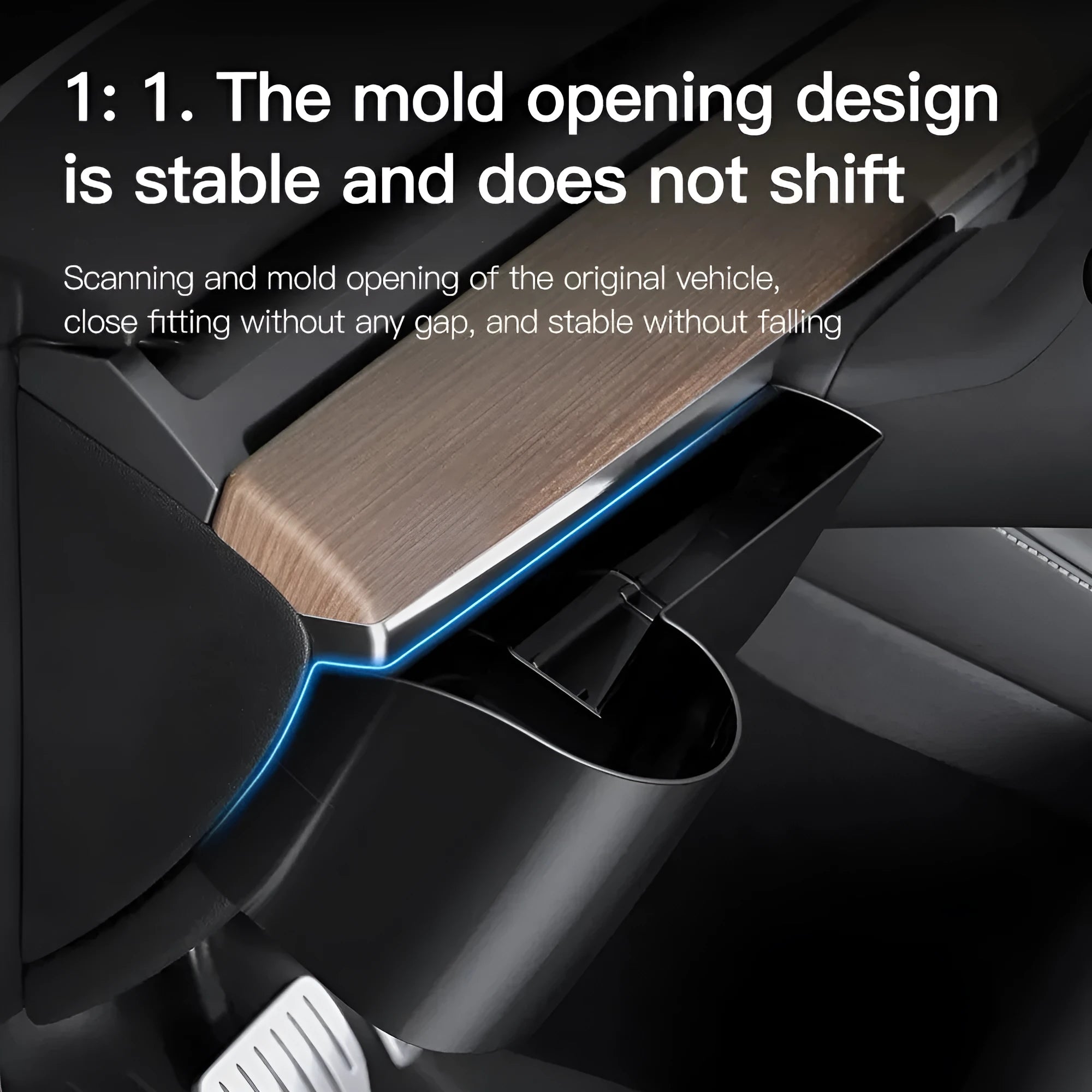 Tesla Model 3 and Model Y dashboard water cup holder for left-hand drive vehicles