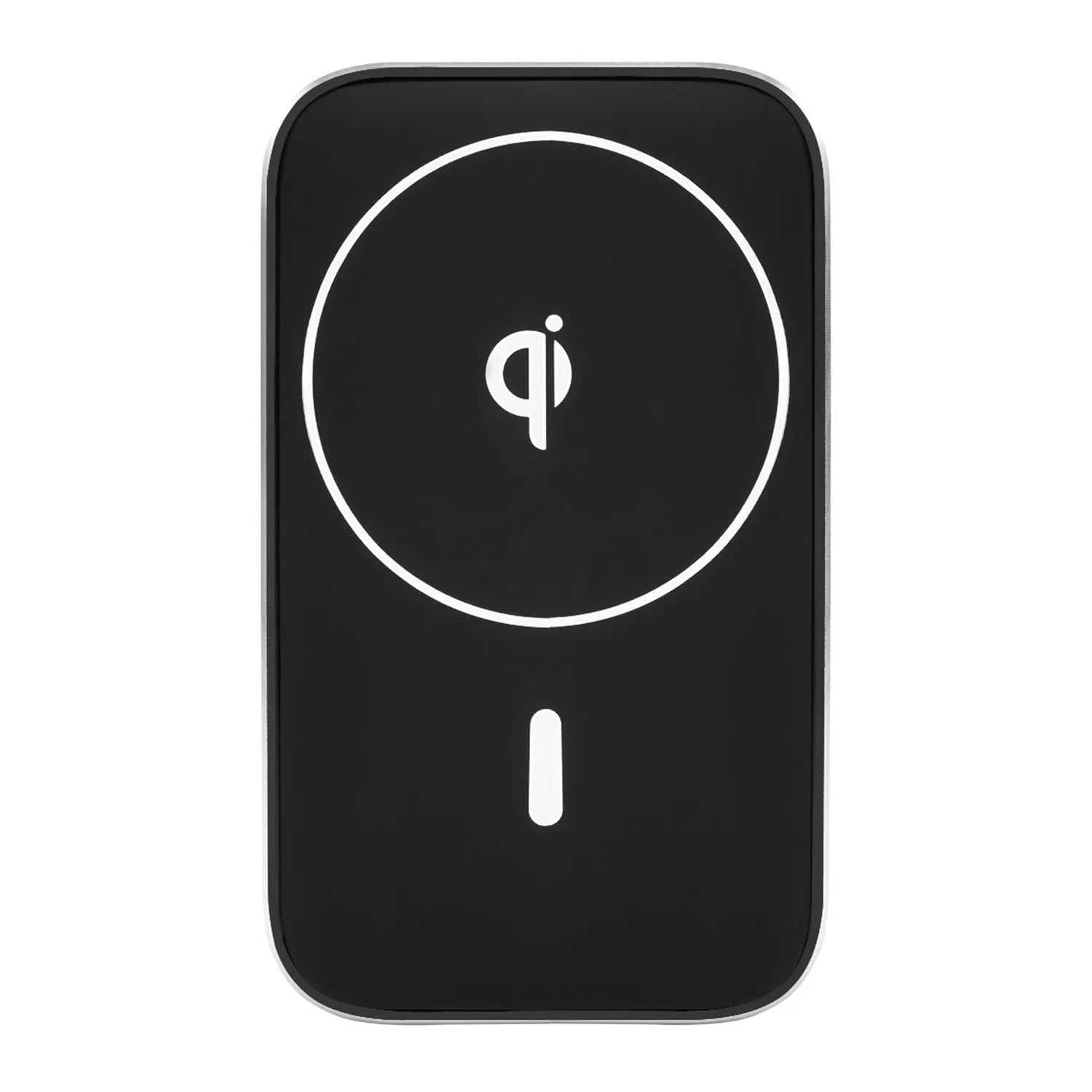 Black M6 magnetic car bracket wireless charger for dashboard or windscreen mounting
