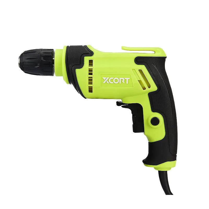 Pistol grip electric drill power tool with 450W motor and 10mm chuck