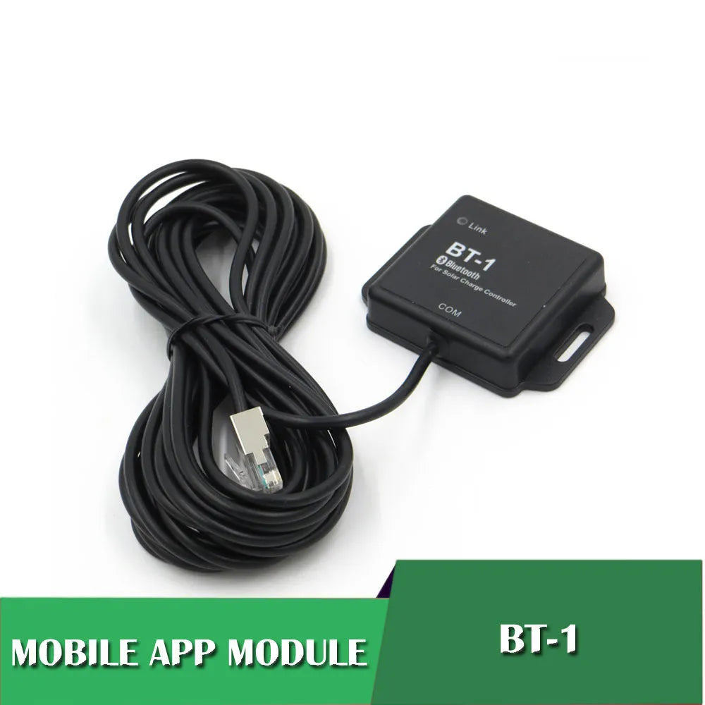 BT-1 model solar panel charge controller for 12V and 24V battery systems.