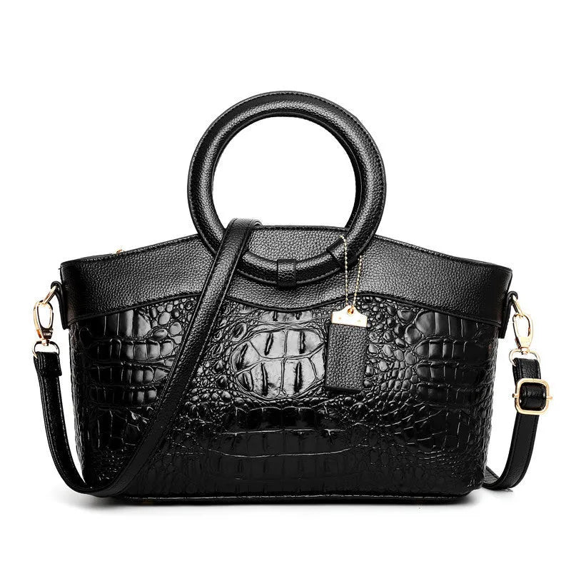 Women's casual fabric handbag with zip compartments and internal organisers in multiple colours