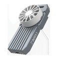 USB4 40Gbps aluminium hard disk enclosure for M.2 NVMe solid state drives.
