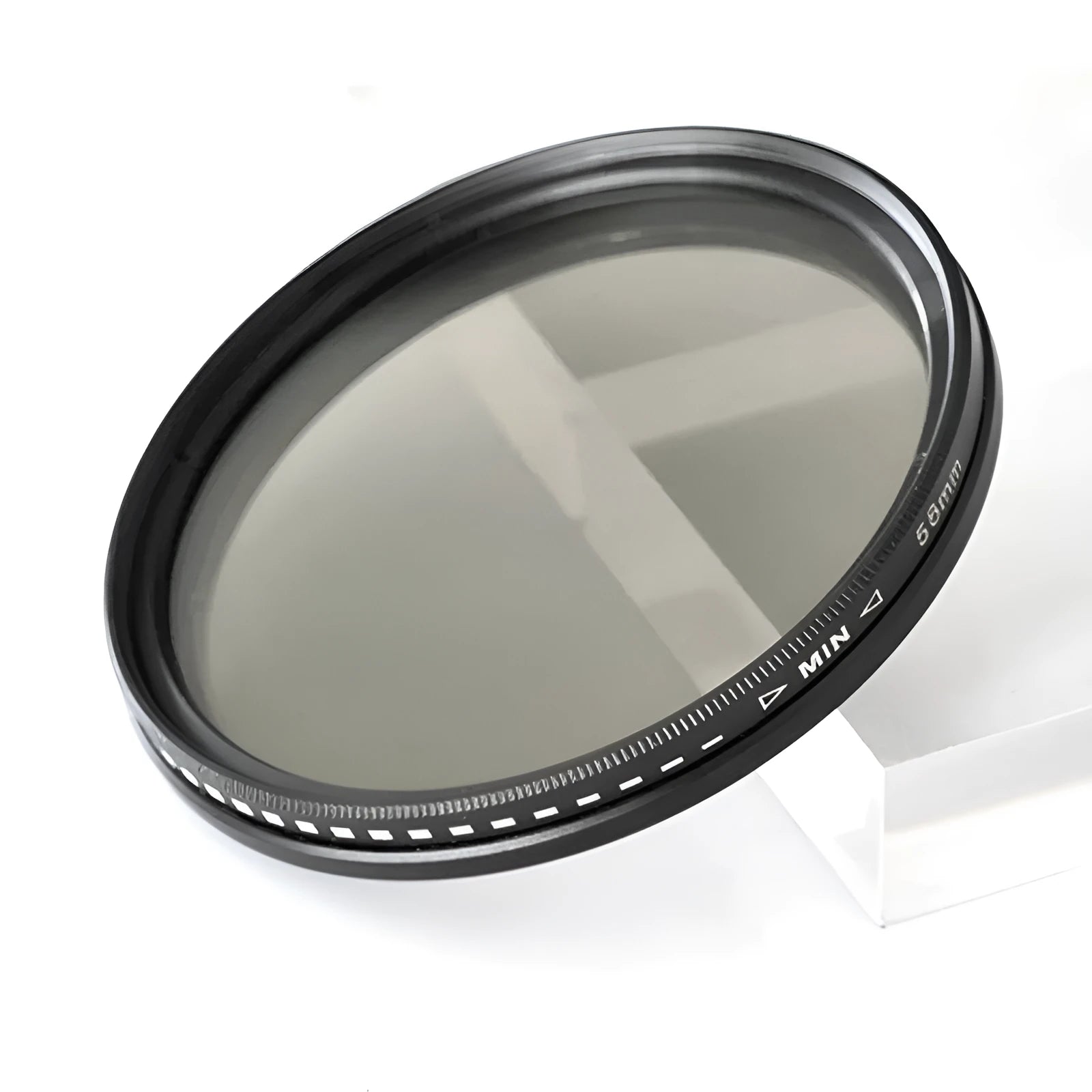 Adjustable multi-diameter camera ND filter set with four grayscale dimming mirrors