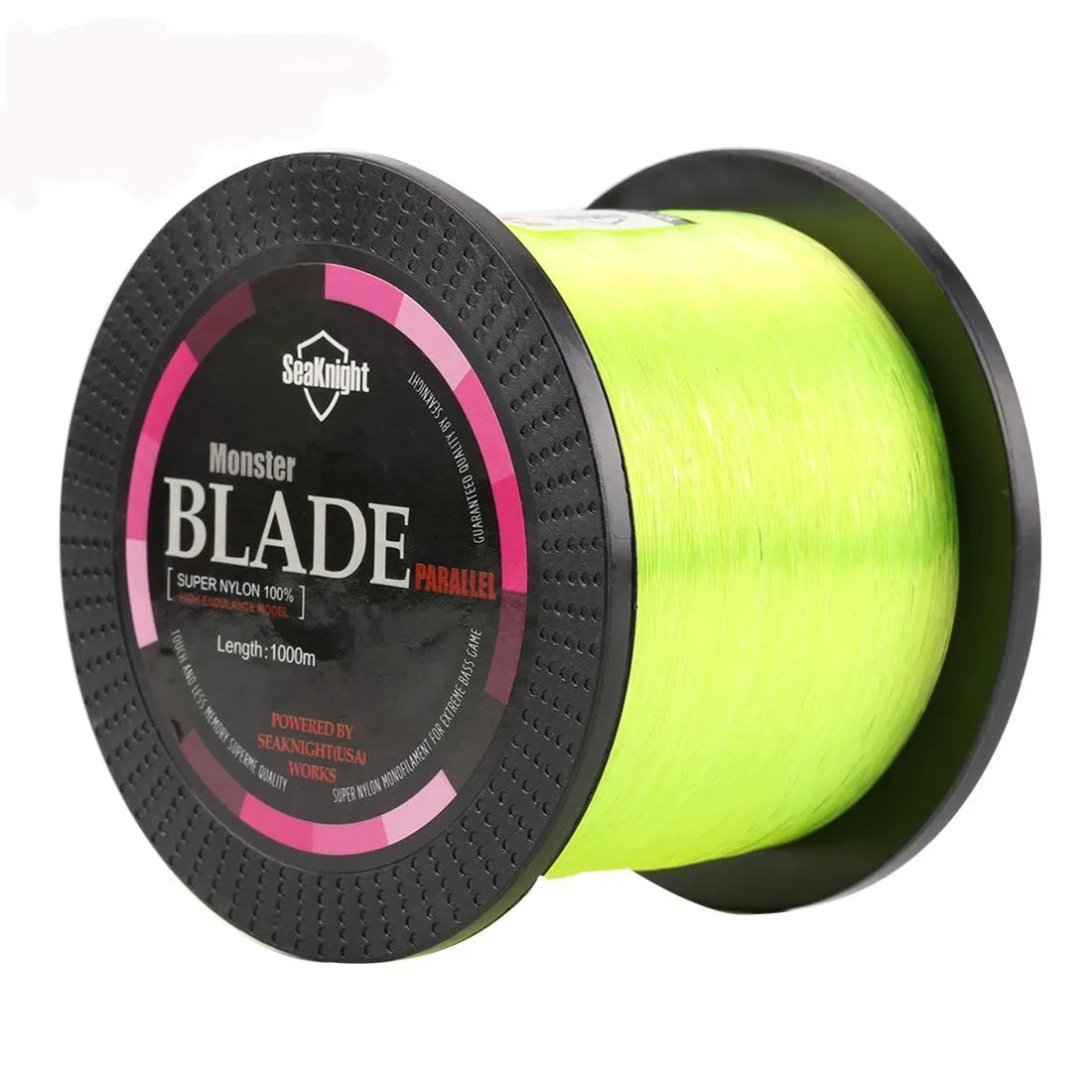 Seaknight 1000 M nylon monofilament fishing line spool in multiple colours and sizes