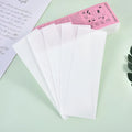 Non-woven fabric hair removal wax paper strips in 50 or 100 piece pack options