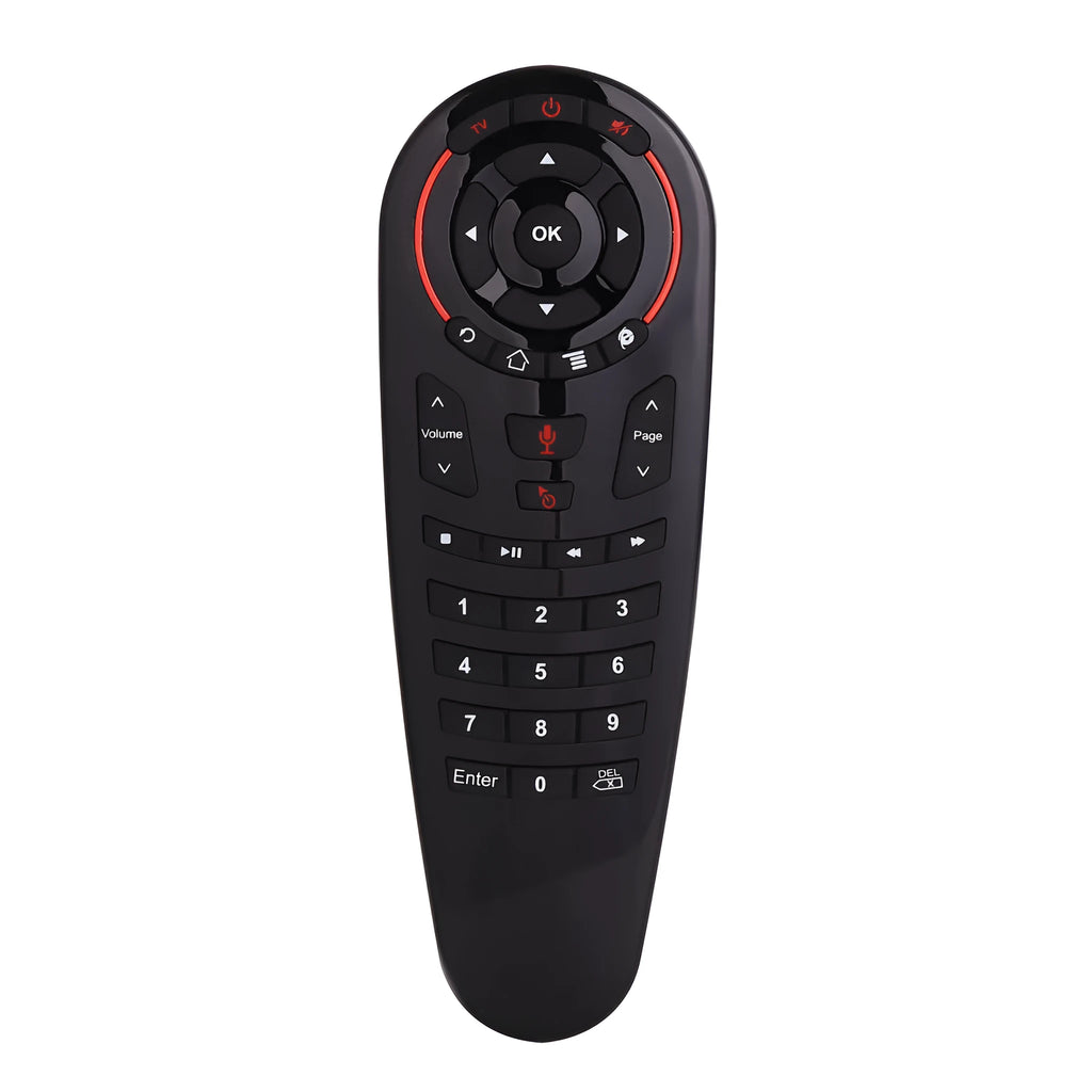 G30 wireless keyboard remote control with air mouse functionality for smart TVs