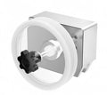 Ultrasonic disc cleaning machine with single slot for vinyl records and PCB components