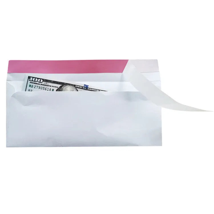 Blue confidential security envelope with tamper-evident self-adhesive seal measuring 105 x 240mm