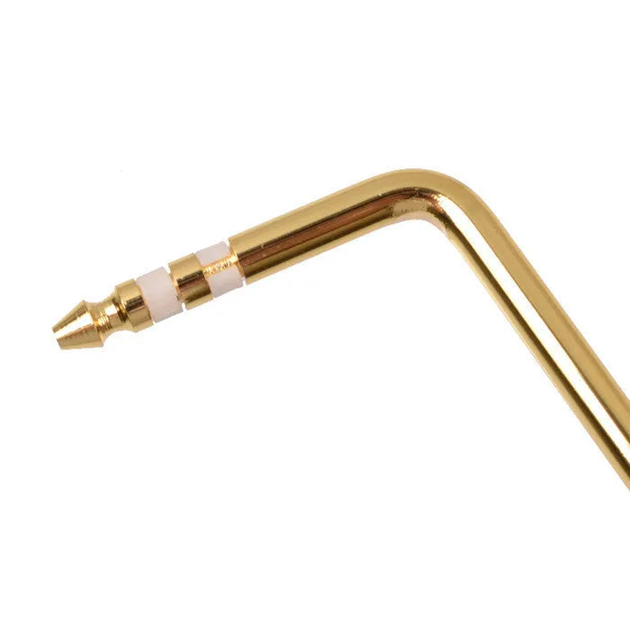 Direct plug-in metal guitar tremolo bar in black, blue, gold, and silver colour options.