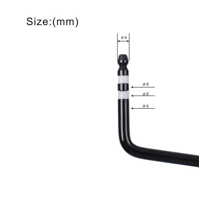 Direct plug-in metal guitar tremolo bar in black, blue, gold, and silver colour options.