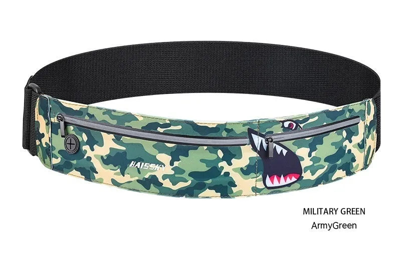 8-inch waterproof waist bag for outdoor sports in chinlon lycra
