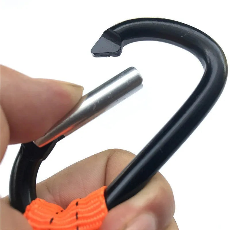 Orange fishing rod safety rope with 90cm length for fall protection and 10kg load capacity