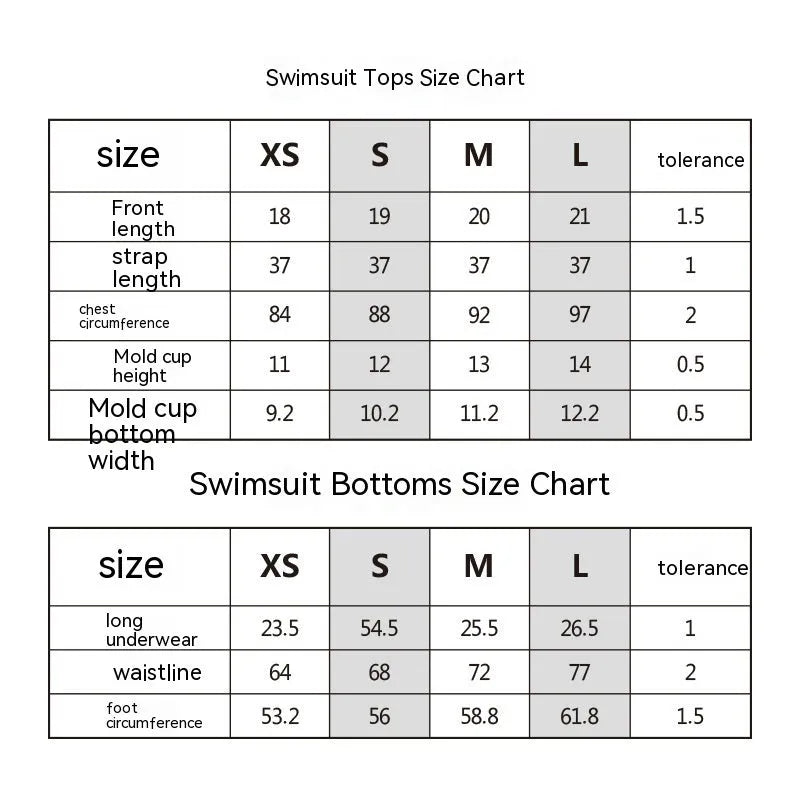 Women's lace-up split backless swimsuit bikini set in picture colour